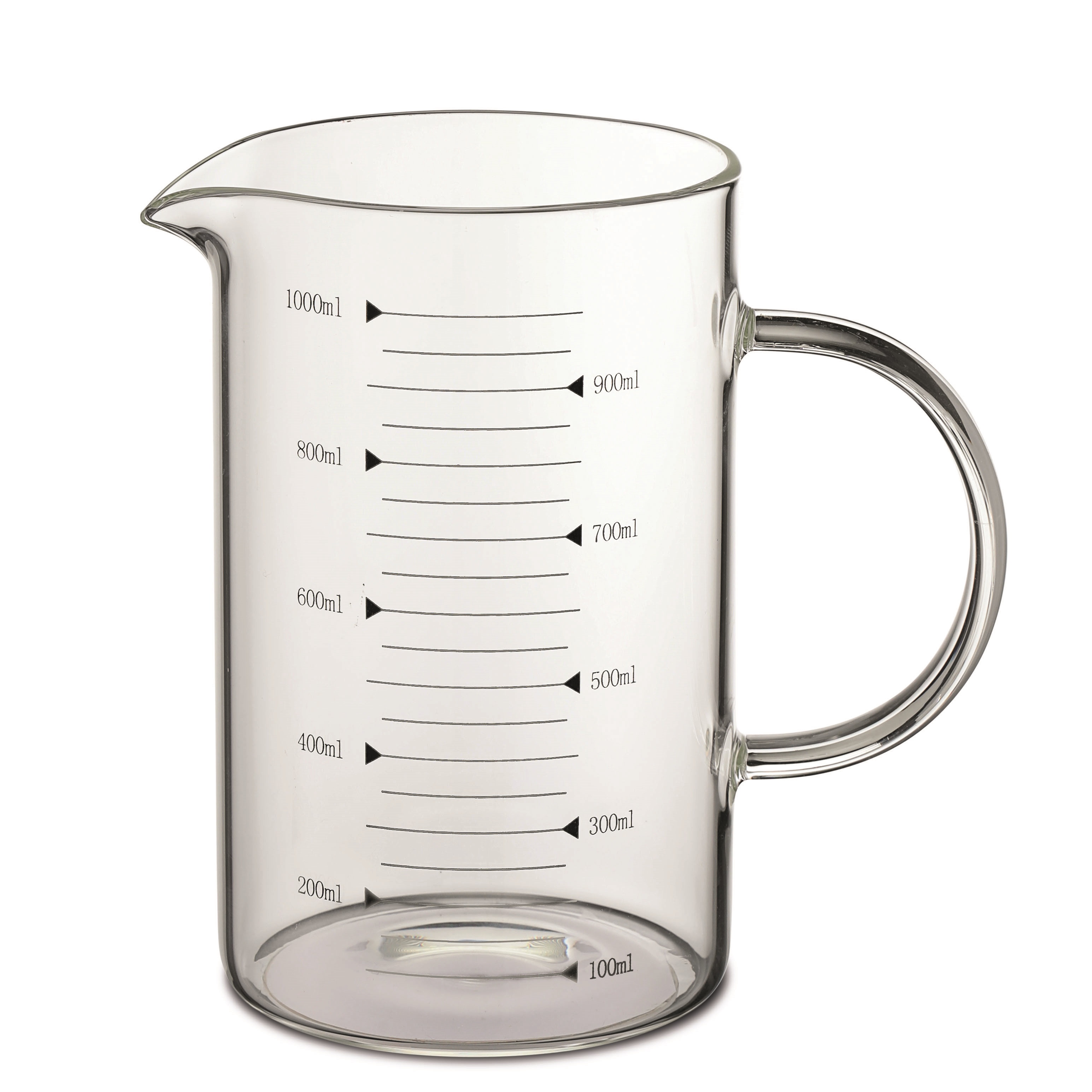 Verre mesureur en verre boroscilicate 1l - weis