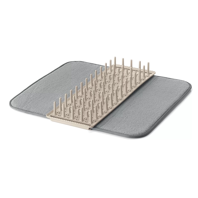Egouttoir a vaisselle avec tapis eco-kitchen dry&safe 55 x 42,5 cm - guzzini
