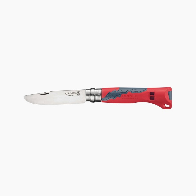 Couteau de poche outdoor junior rouge n°7 - opinel 
