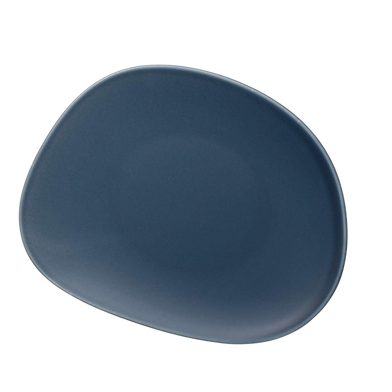 Lot de 6 assiettes dessert organic turquoise 21 cm - villeroy & boch