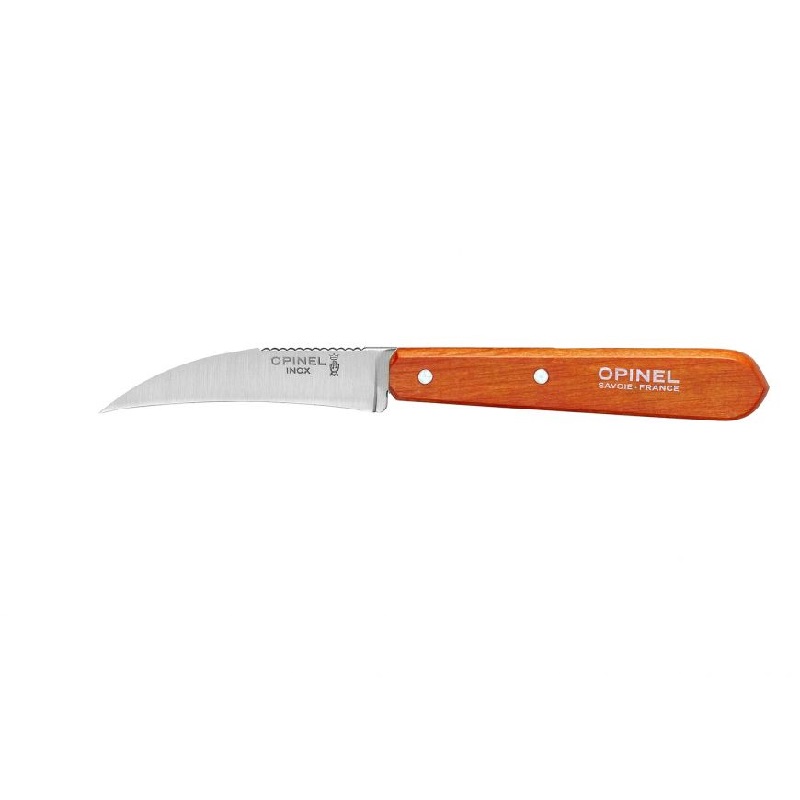 Couteau a legumes bec d'oiseau pour eplucher et tourner mandarine n°114 - opinel 