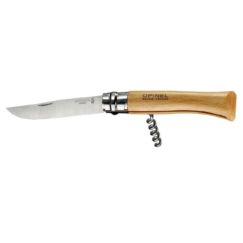 Couteau de poche tire-bouchon n°10 - opinel 