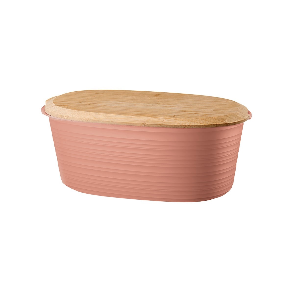Boite à pain ou viennoiseries avec couvercle en bambou tierra terracotta - guzzini