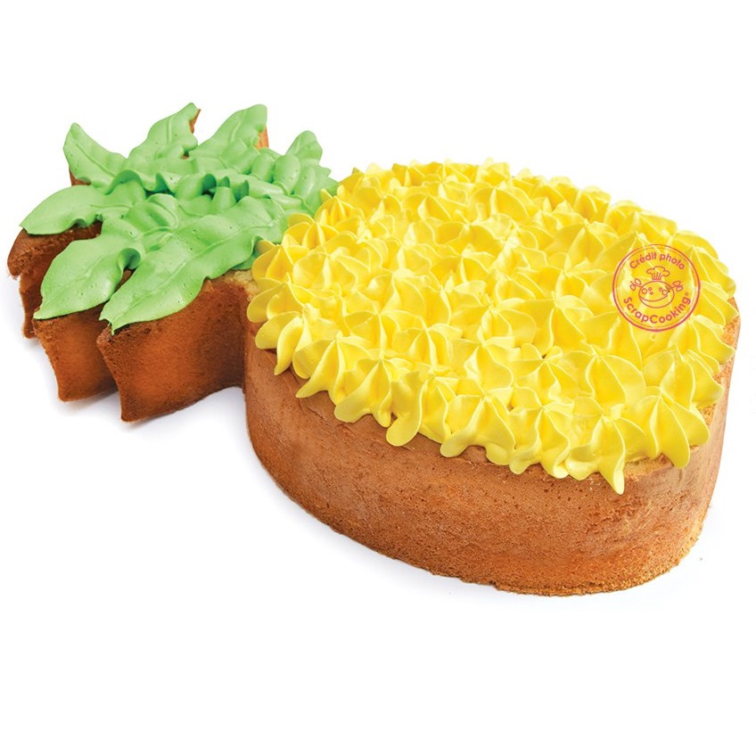 Moule decoupoir xxl en inox modele ananas - scrapcooking