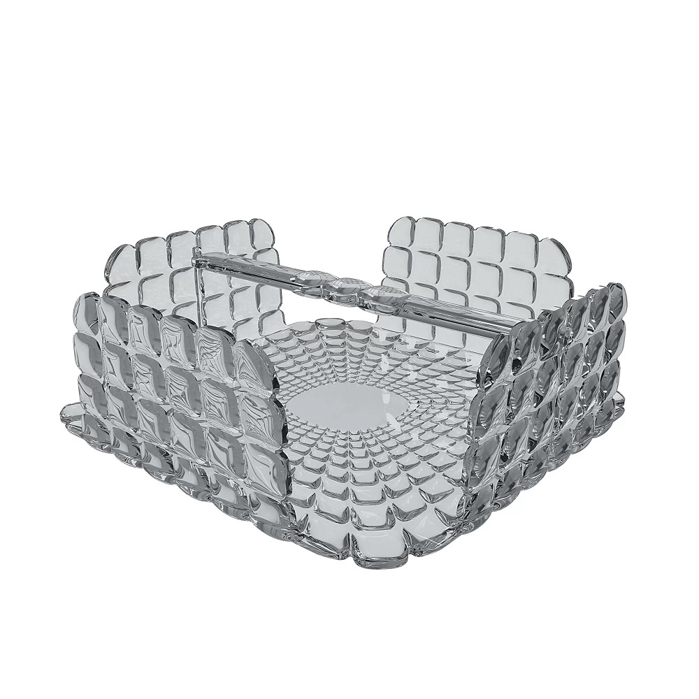 Porte serviette de table horizontale tiffany gris nuage - guzzini