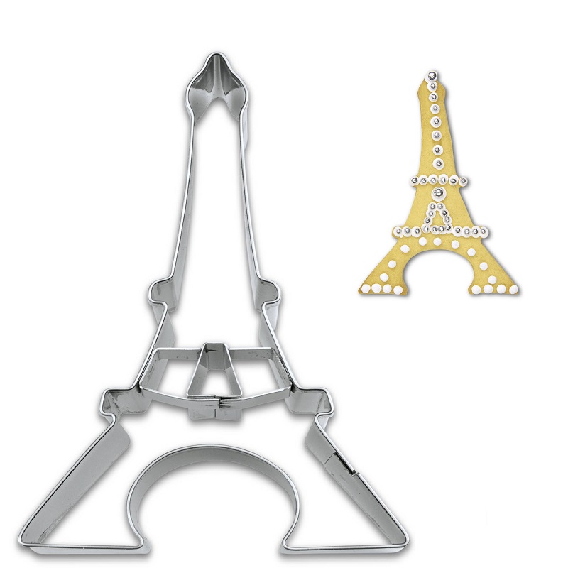 Emporte pieces en forme de tour eiffel en inox 8,5 cm - stadter