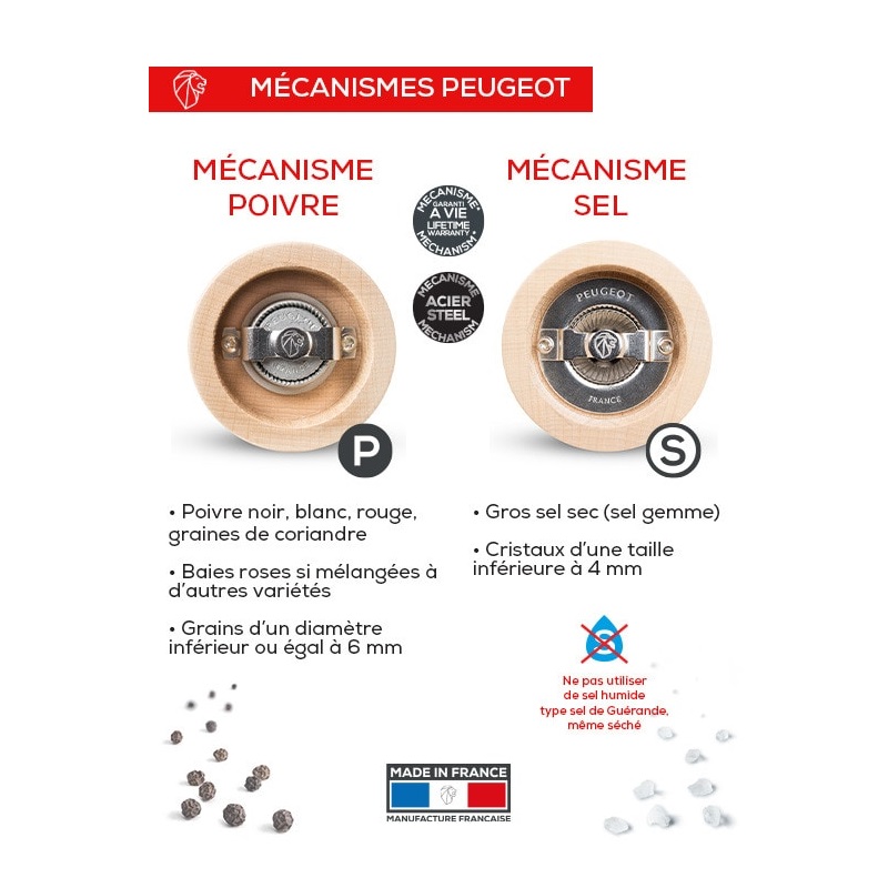 Tahiti air duo moulin a sel bleu azur et moulin a poivre bleu nuit - peugeot saveurs