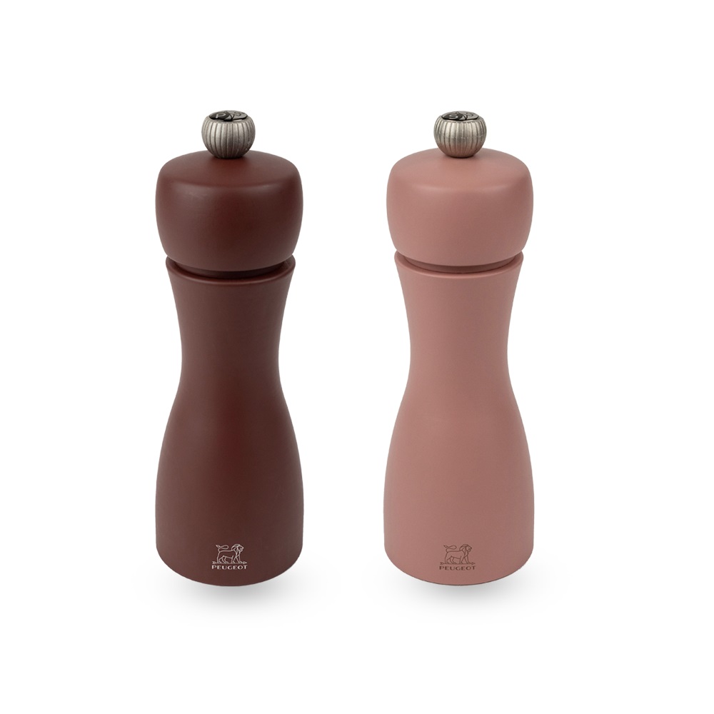 Tahiti terre duo moulin a sel noisette et moulin a poivre cacao - peugeot saveurs