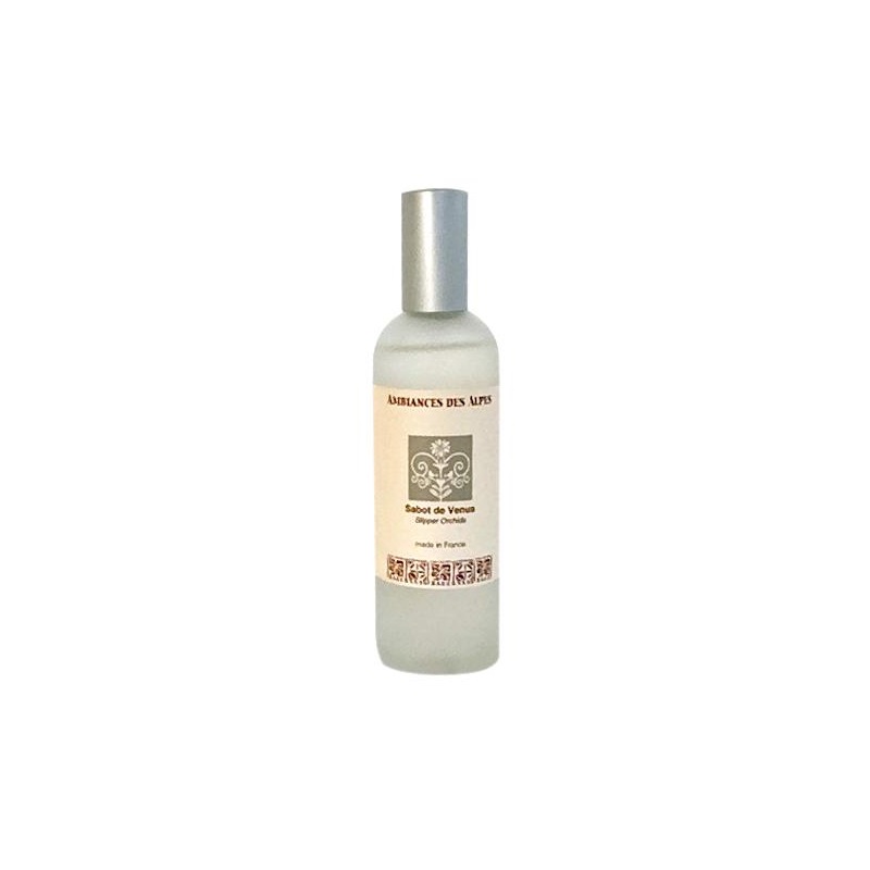 Parfum d interieur en spray 100 ml sabot de venus - ambiances des alpes