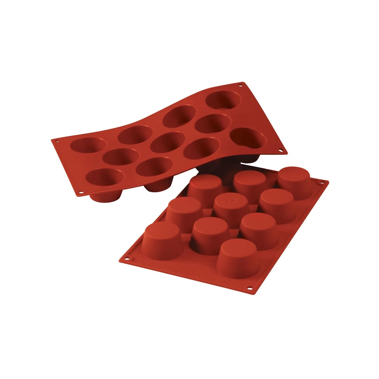 Moule à 11 minis muffins en silicone ø5,1 cm - silikomart