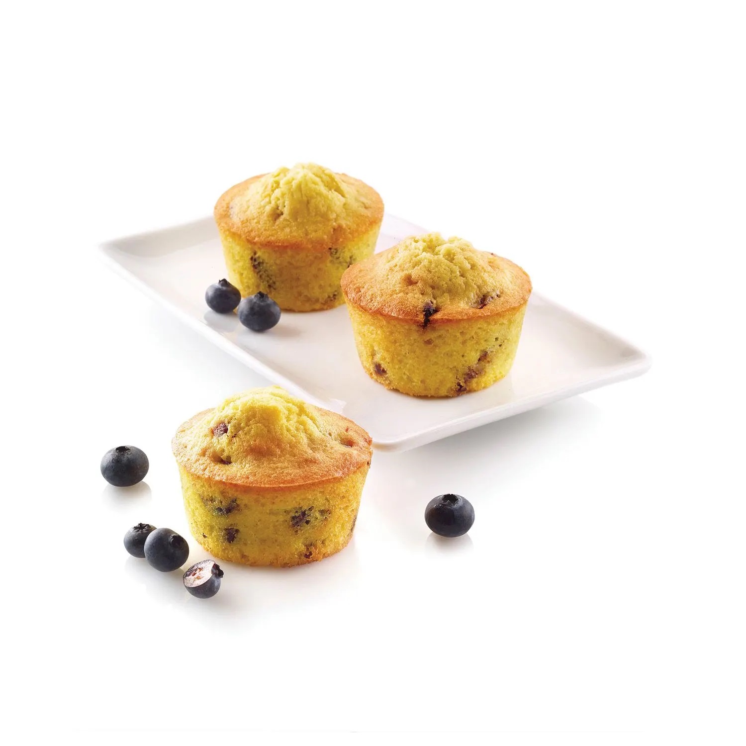 Moule à 6 muffins en silicone ø6,9 cm - silikomart