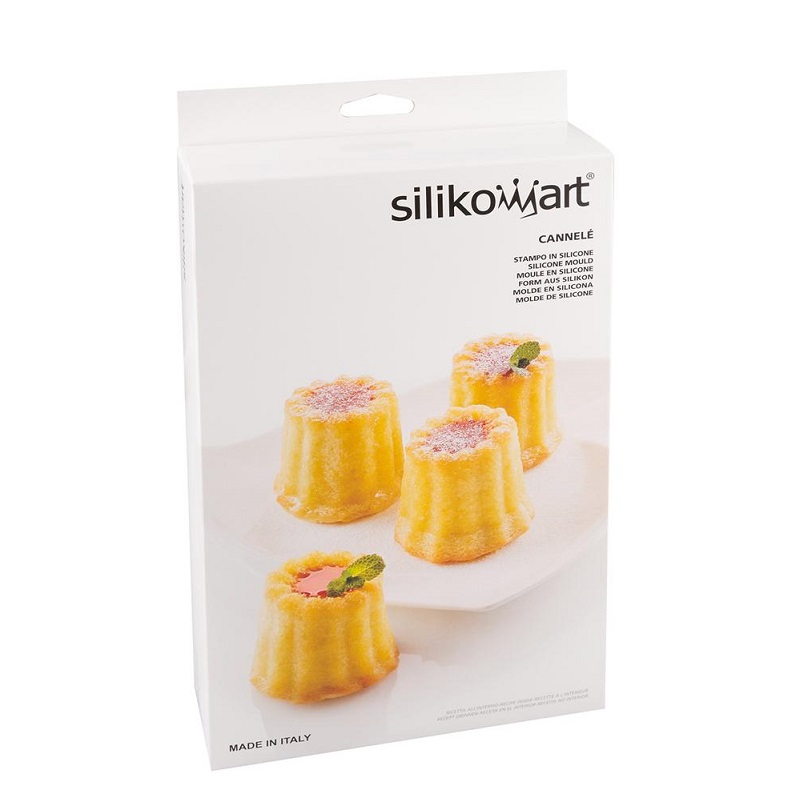 Moule en silicone 15 mini canneles bordelais 4,5 cm - silikomart