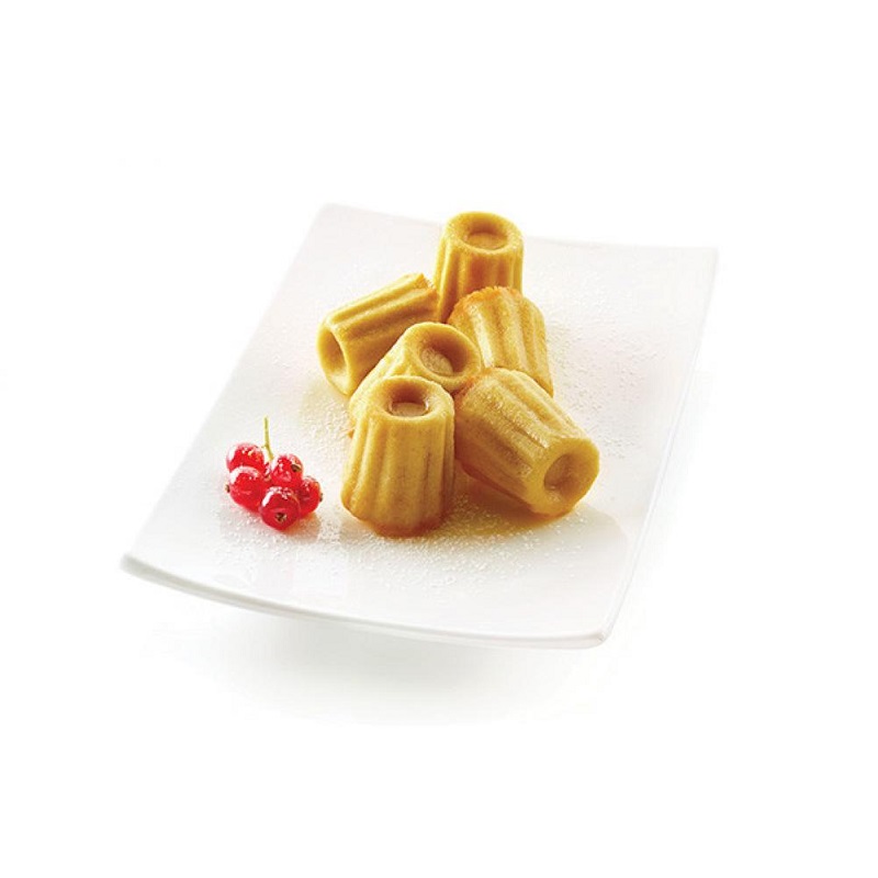 Moule en silicone 15 mini canneles bordelais 4,5 cm - silikomart