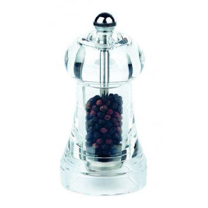 Moulin a poivre toul transparent 11 cm - peugeot saveurs