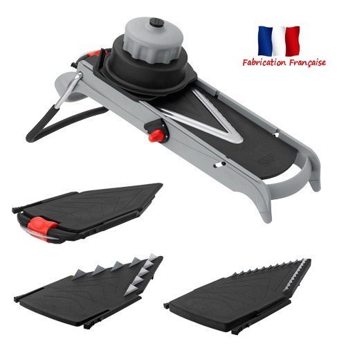 Mandoline lame en v viper 2 julienne 4 et 10 mm - de buyer