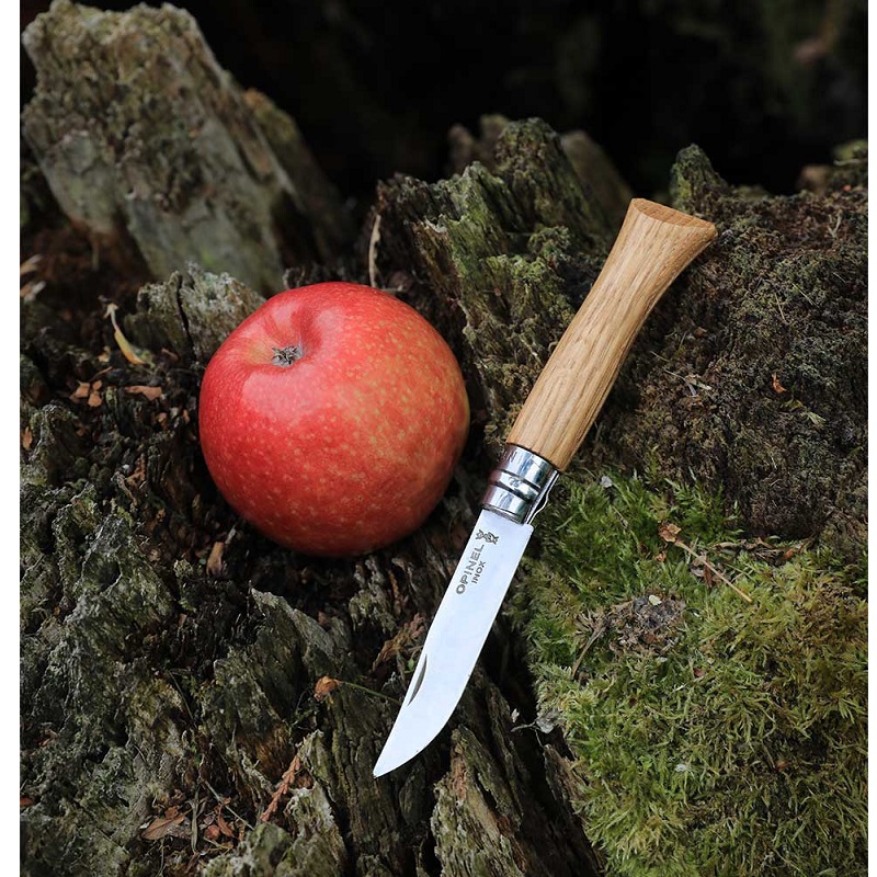 Couteau de poche en chene n°8 - opinel 