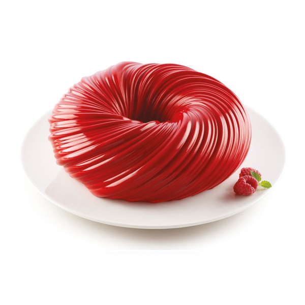 Intreccio moule a gateau 3d en silicone 21 cm - silikomart