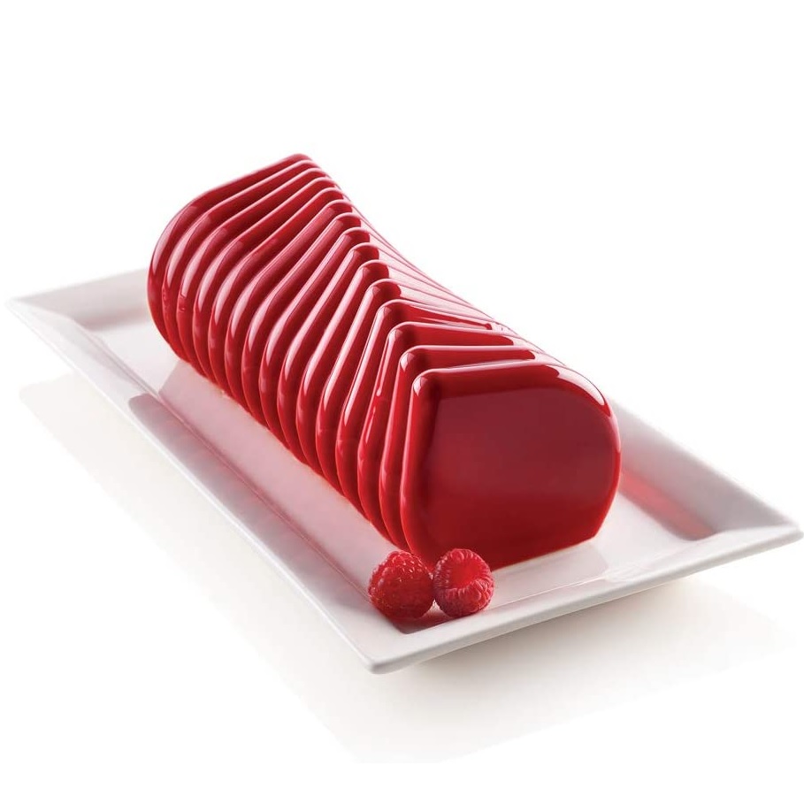Moule en buche corallo 3d 24,5 x 9 cm - silikomart