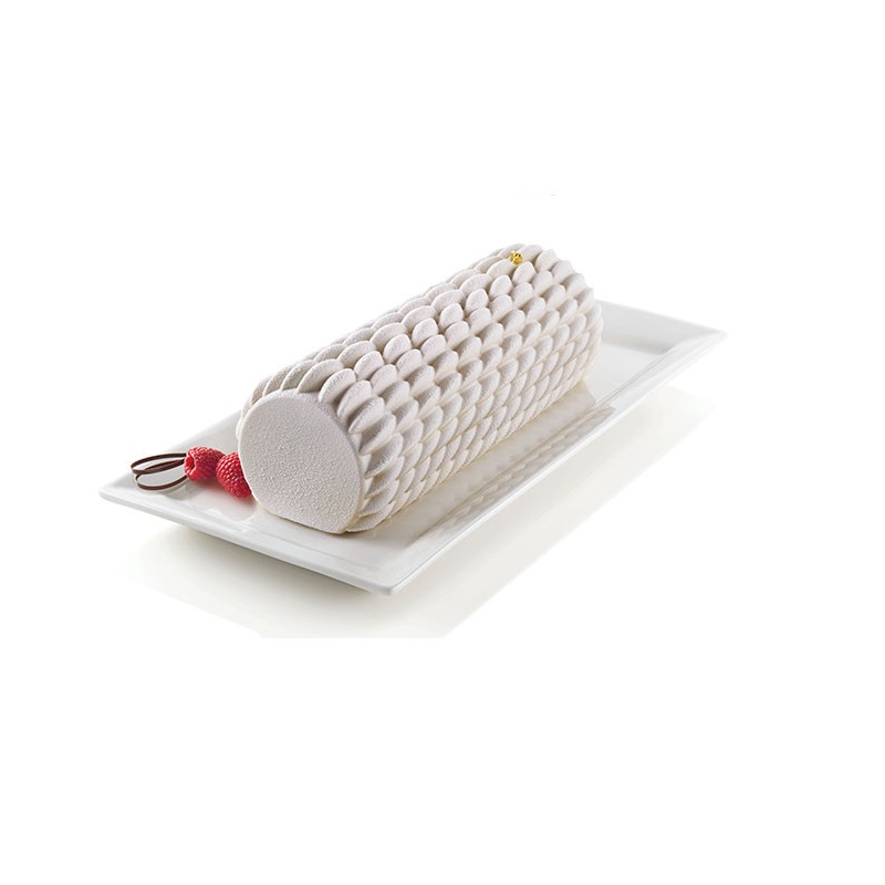 Moule a buche en silicone quenelle buche 25 cm- silikomart