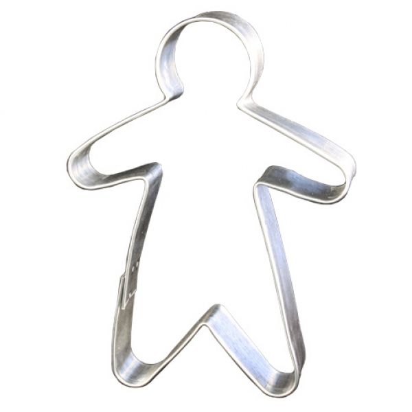 Emporte pieces en fer blanc en forme de mannele saint nicolas 5,5 cm - lares 