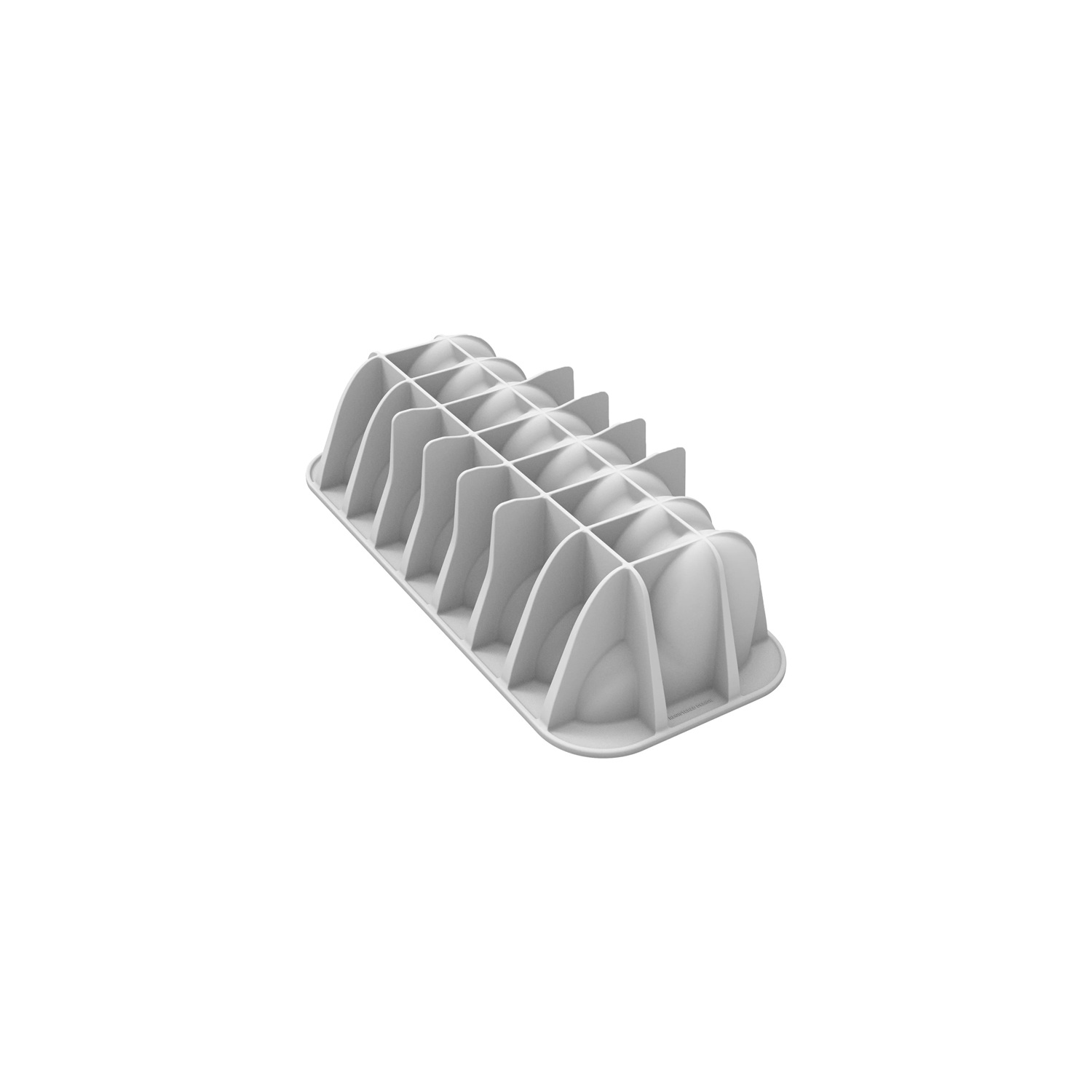 Moule à bûche en silicone forme coeur 24 cm - silikomart