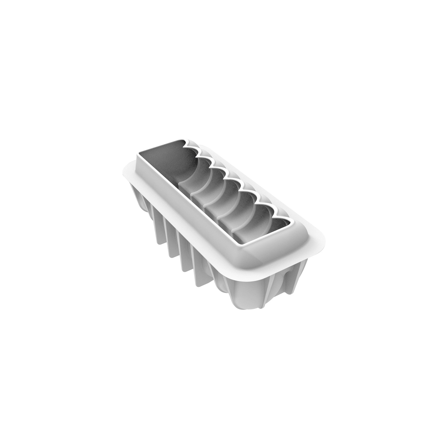 Moule à bûche en silicone forme coeur 24 cm - silikomart