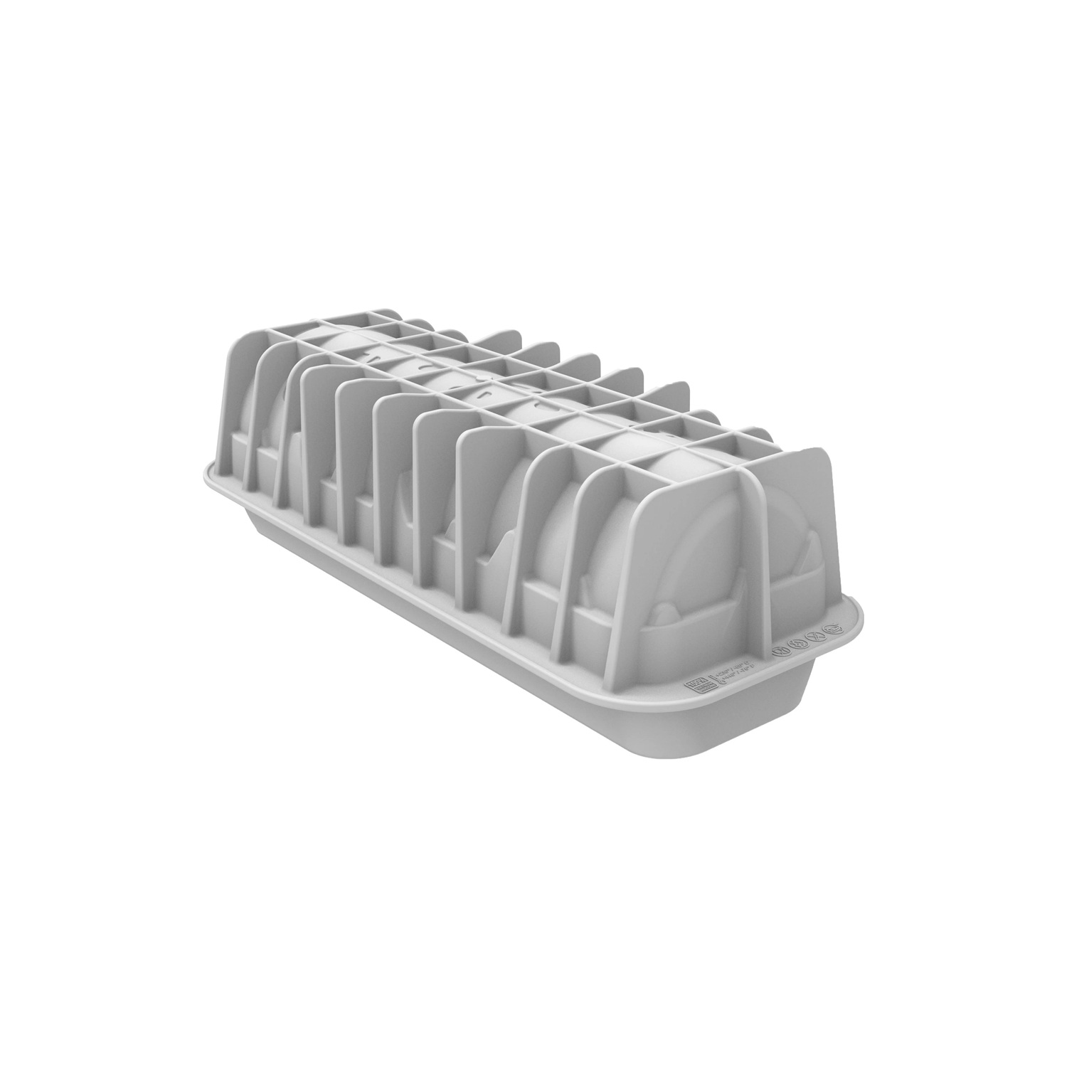 Moule à bûche en silicone snowy 24 cm - silikomart