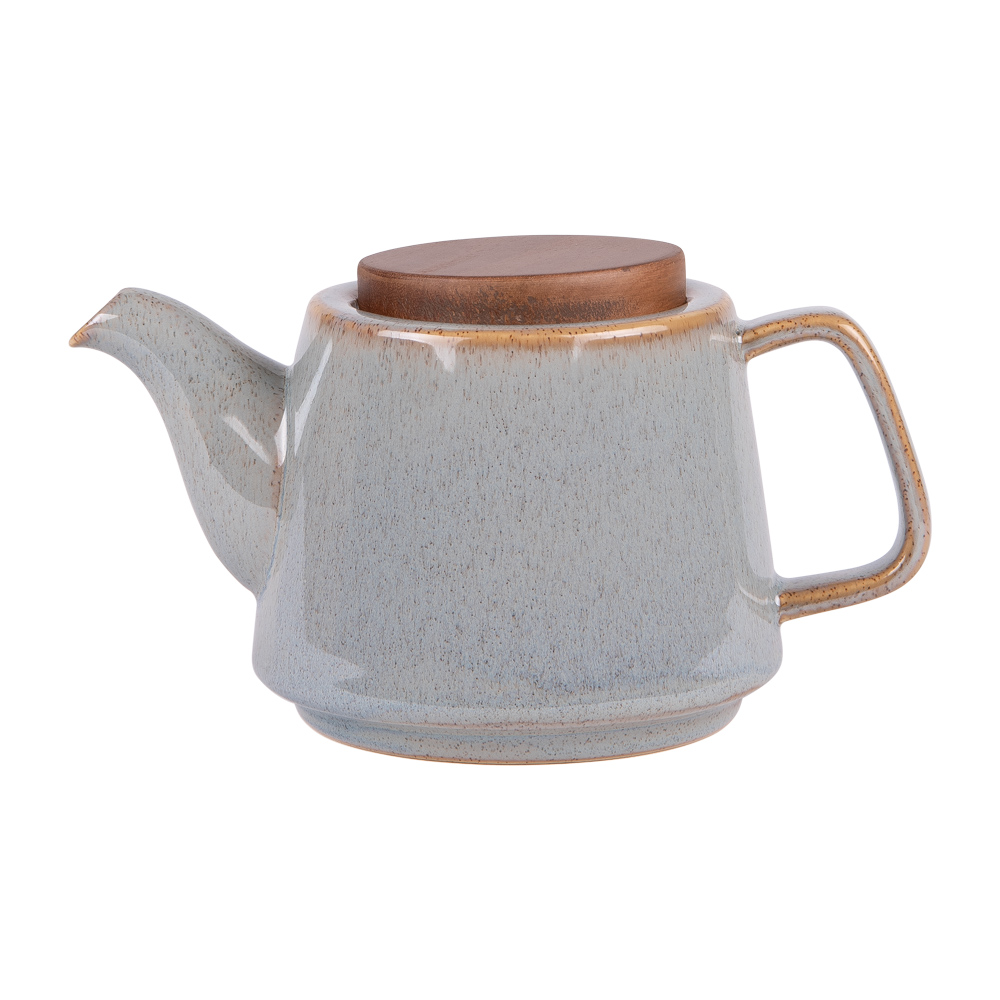 Théière en céramique avec filtre kaito gris 900 ml - table et passion