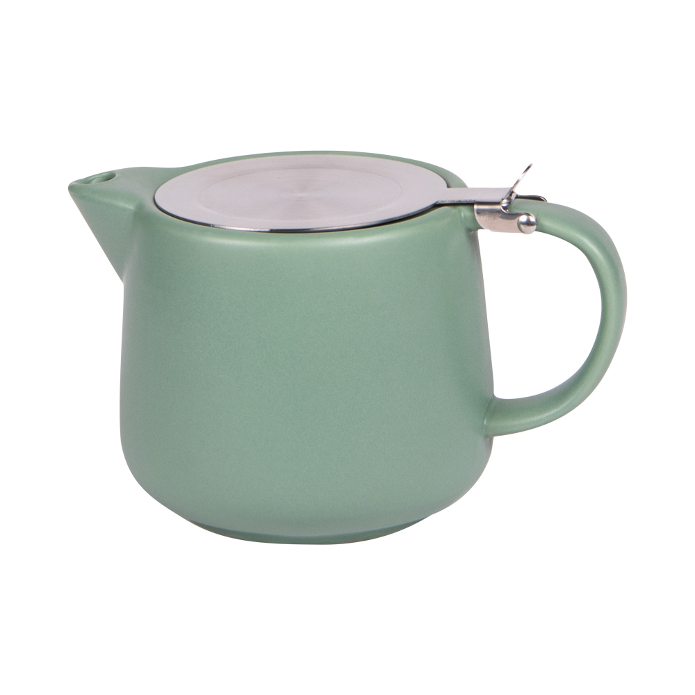 Théière en céramique uno vert amande 900ml - table et passion