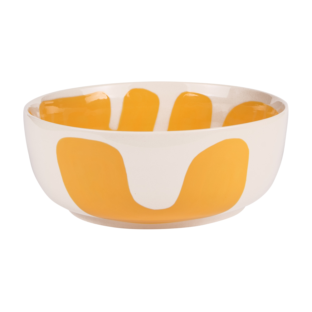 Saladier lulli jaune 26 cm - table et passion 