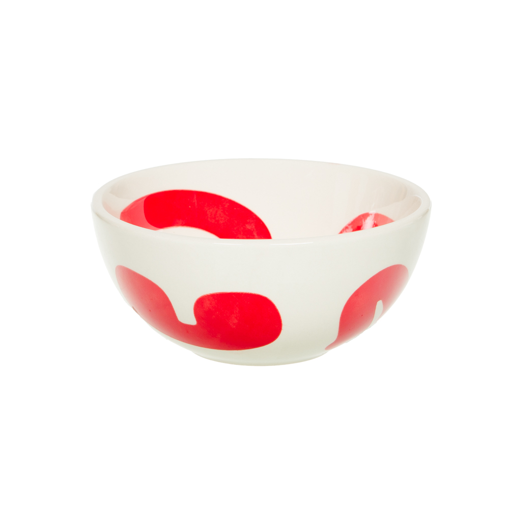 Lot de 6 coupelles lulli rouge ø12 cm- table et passion 