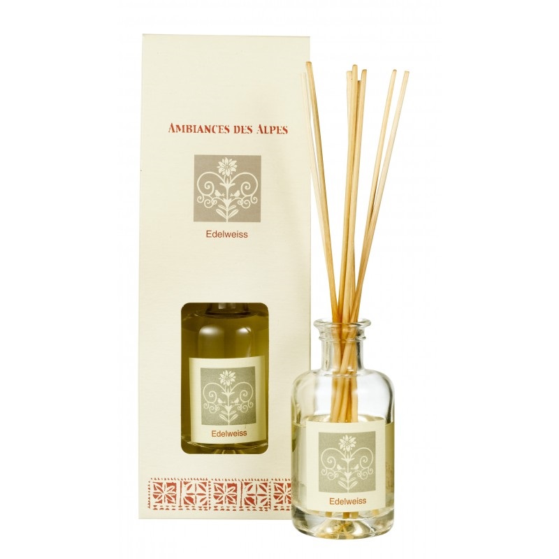 Bouquet brins parfumes 100 ml edelweiss - ambiances des alpes