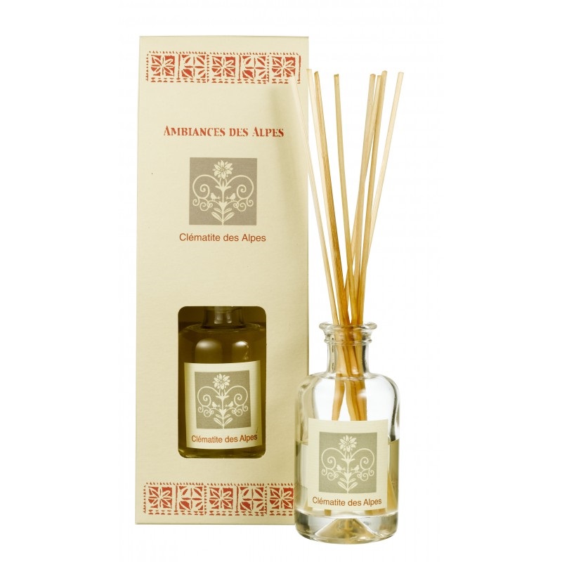 Bouquet brins parfumes 100 ml clematites des alpes - ambiances des alpes