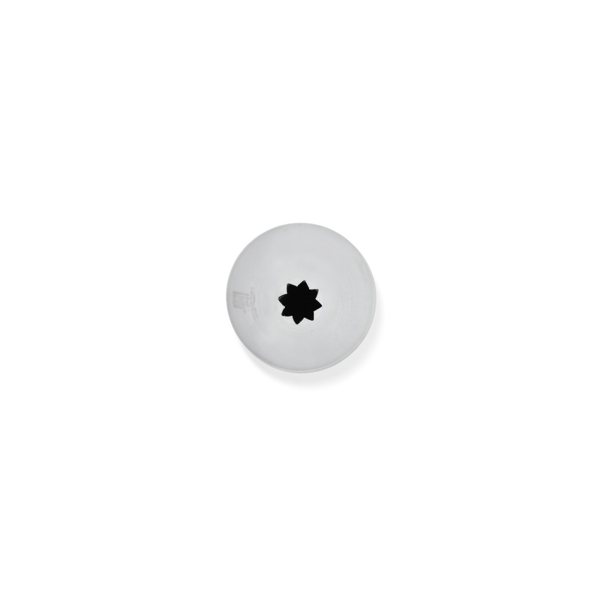 Douille cannelee diam 5 mm 8 dents en inox pour poche patissiere - de buyer