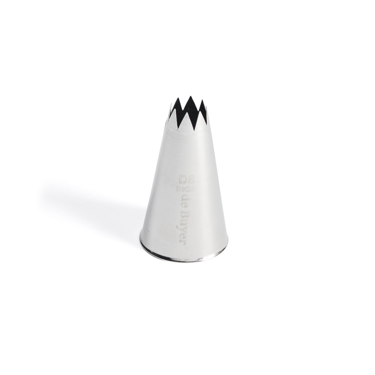 Douille cannelee en inox 11 mm 8 dents pour poche a dresser - de buyer