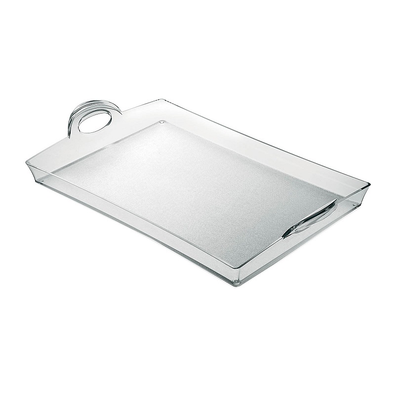 Plateau rectangulaire happy hour transparent 33 x 54 cm - guzzini