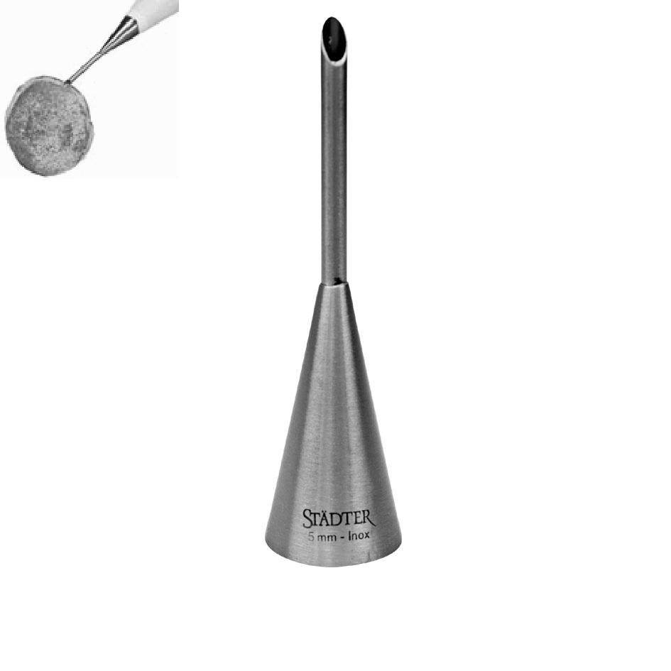 Douille seringue a fourrer diam 5mm inox - stadter
