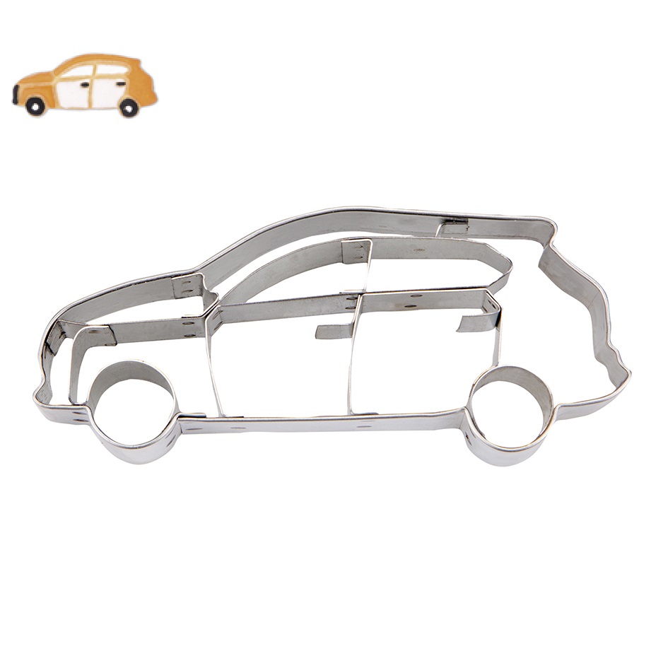 Emporte piece en inox en forme de voiture suw 9 cm inox - stadter