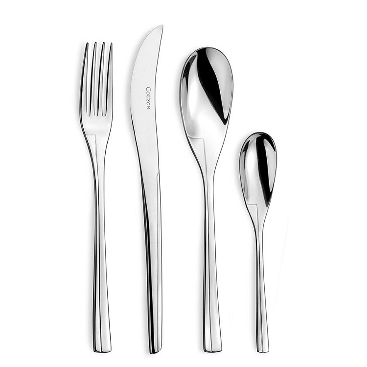 Coffret 24 couverts de table en inox persane miroir - couzon 