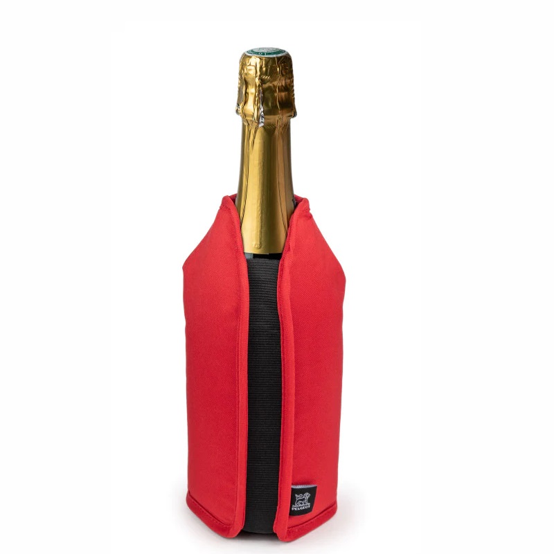Frizz gaine rafraichissante rouge pour le vin ou le champagne - peugeot saveurs 