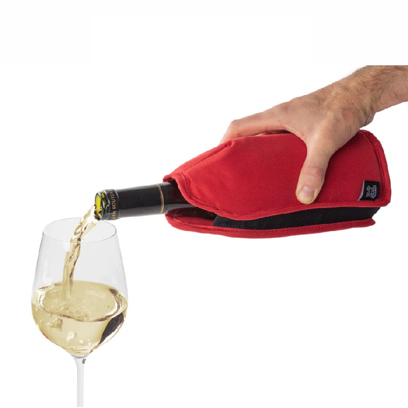 Frizz gaine rafraichissante rouge pour le vin ou le champagne - peugeot saveurs 
