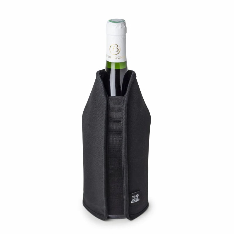 Frizz gaine rafraichissante noire pour le vin ou le champagne - peugeot saveurs 