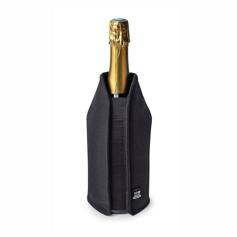 Frizz gaine rafraichissante noire pour le vin ou le champagne - peugeot saveurs 
