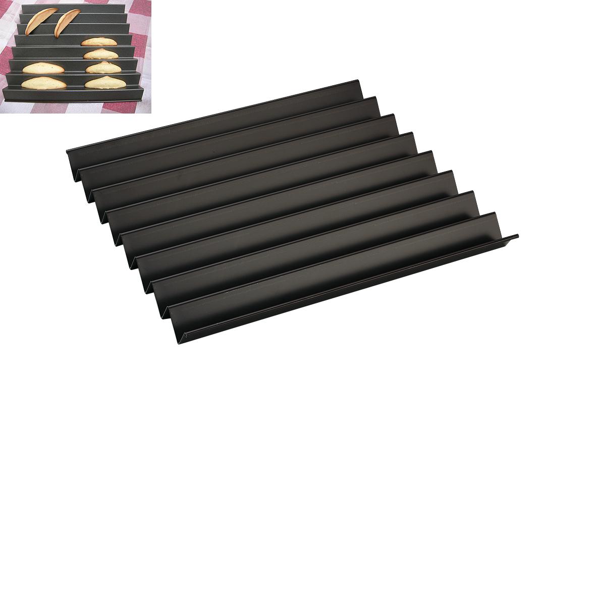 Moule a patisserie plaque a dents de loup revetement anti adherent - gobel 