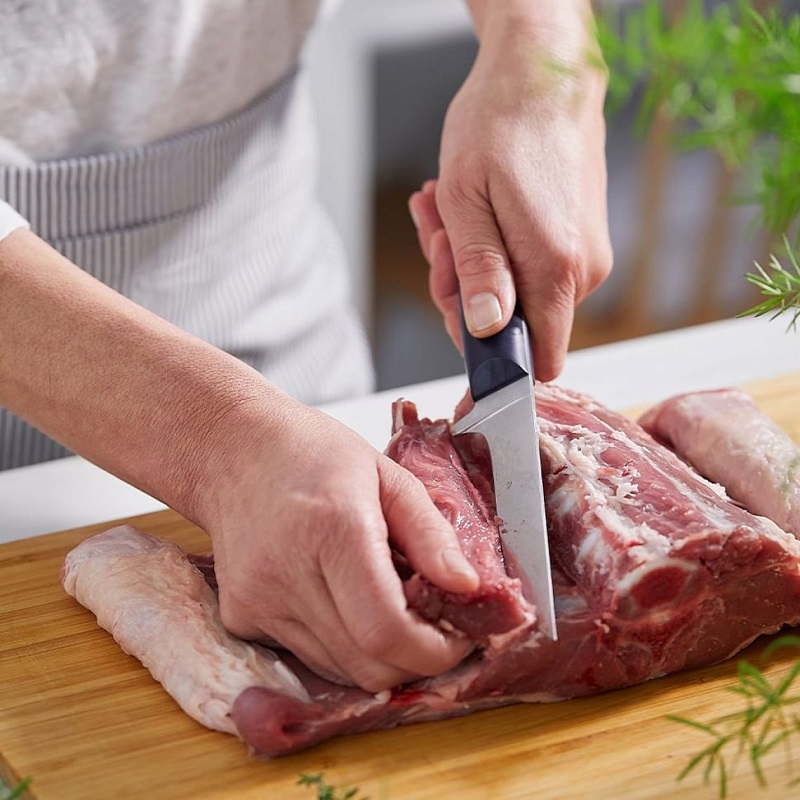 Couteau a desosser viande ou volaille 13 cm intempora n°222 - opinel 