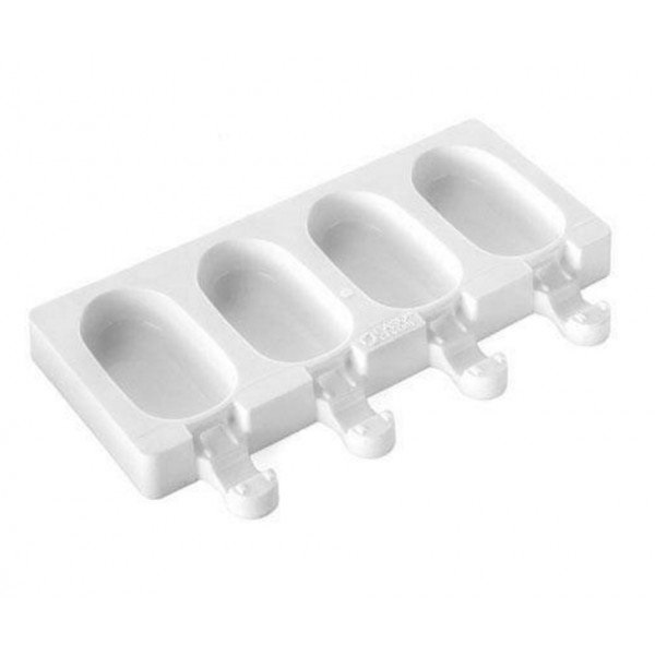 Moule a glace pour 4 mini glace classique en silicone- silikomart