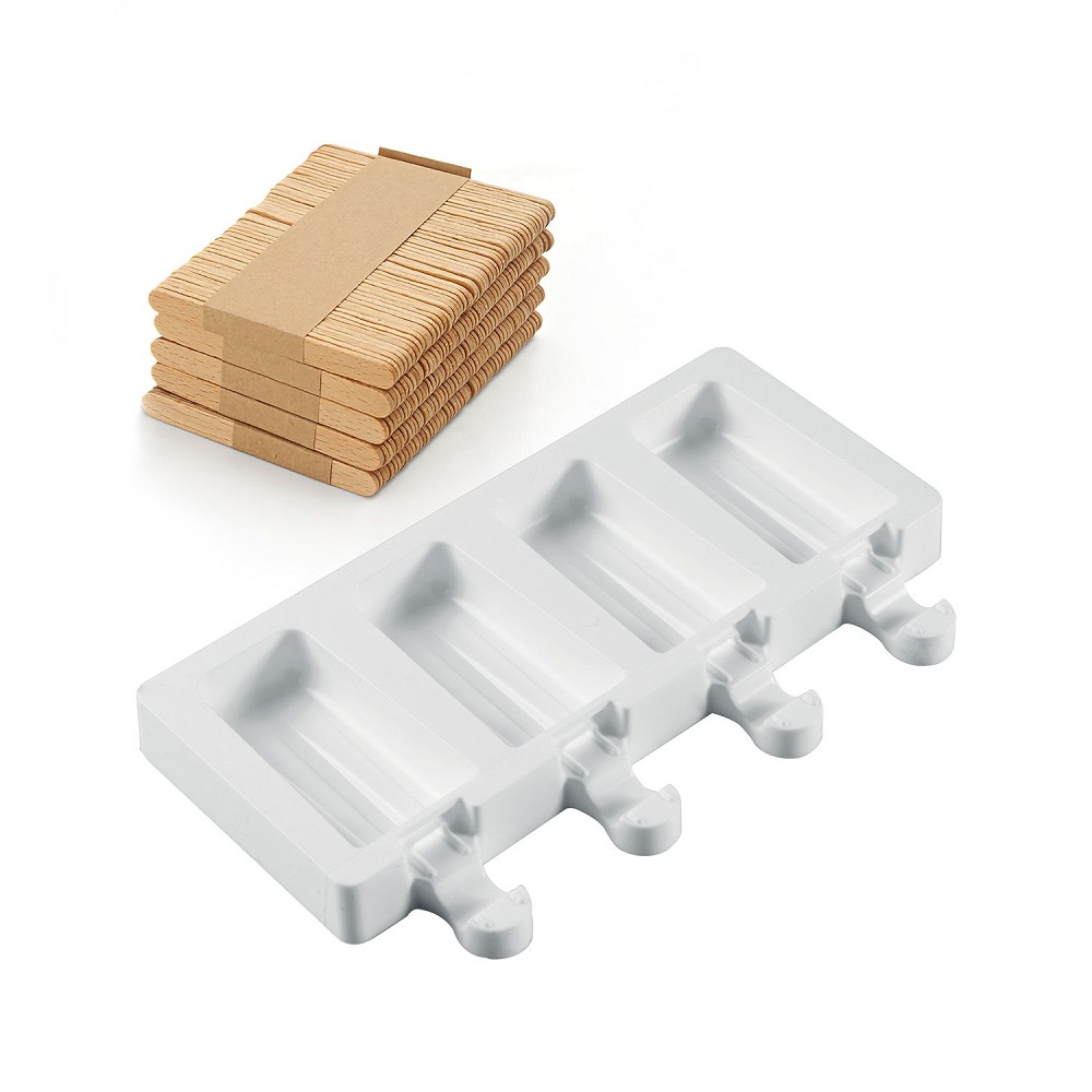 Moule à glace en silicone pour 4 glaces mini vintage - silikomart