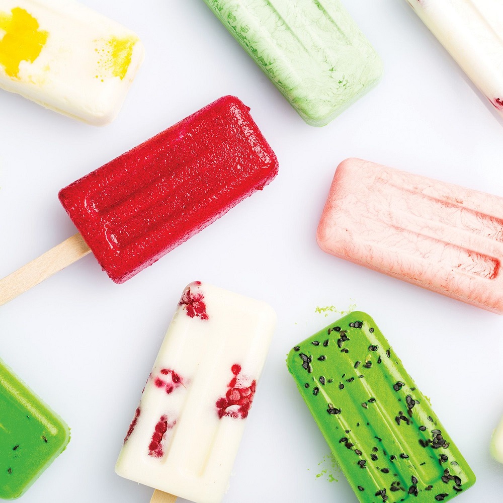 Moule à glace en silicone pour 4 glaces mini vintage - silikomart