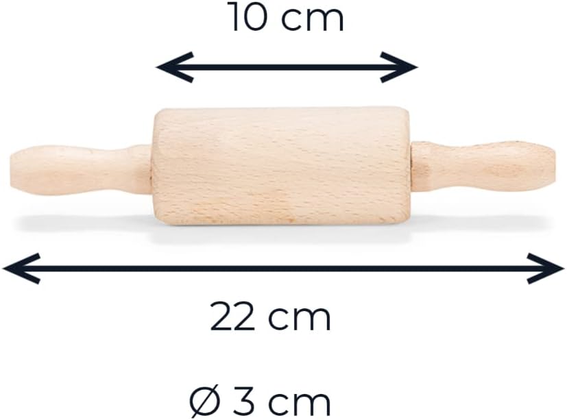 Rouleau à pâtisserie en bois pour enfant - patisse