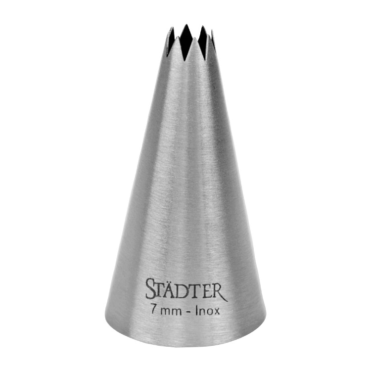 Douille a patisserie dentelee 7 mm - stadter